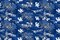 Sykel Enterprises-University of Kentucky Cotton Fabric-Kentucky Wildcats Splatter Cotton Quilting Fabric